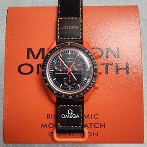 Swatch X Omega Bioceramic Moonswatch Mission On Earth - LAVA